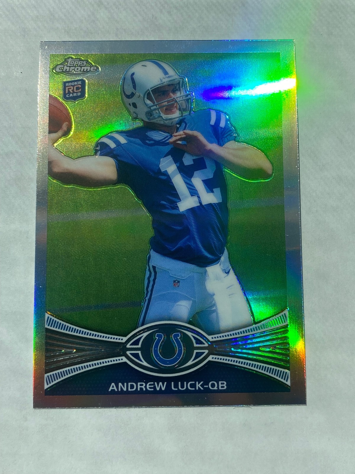 2012 Topps Chrome #1 Andrew Luck Refractors
