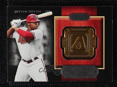 2012 Topps Gold Team Rings Justin Upton #GTR-JU no9