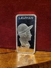 1 OZ WESTERN LAWMAN .999 SILVER ART BAR