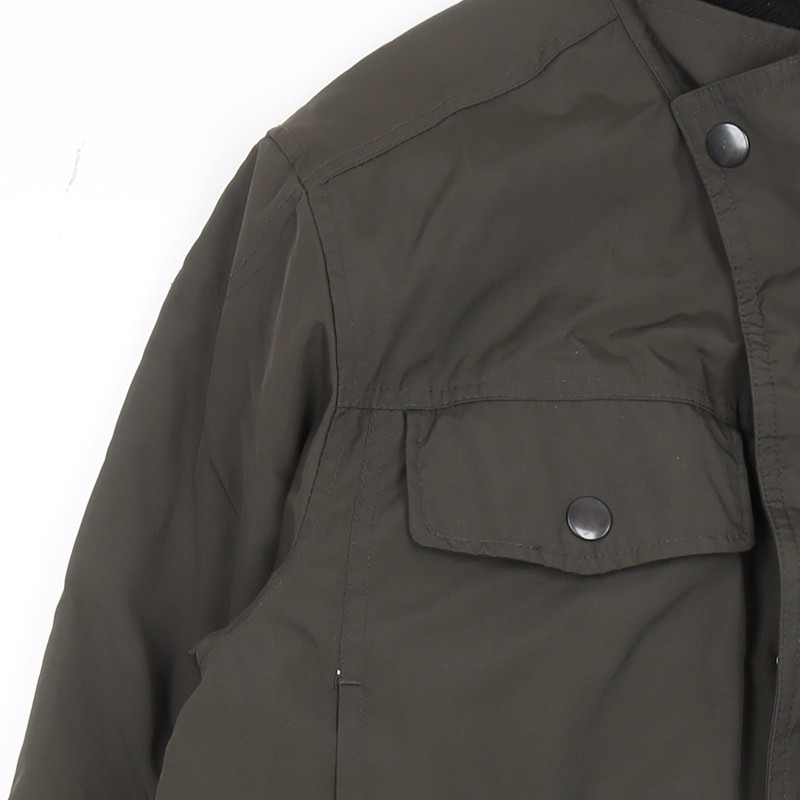 Debenhams Men’s Green Puffer Jacket Size S Mid-Length Nylon image 7