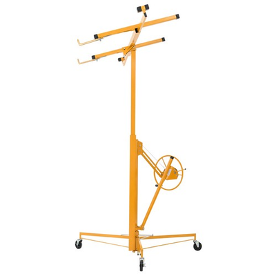 #ad Uimoso 11Ft Drywall Lifter Sheetrock Hoist Lift Adjustable arm amp; Lockable Wheels $135.99
