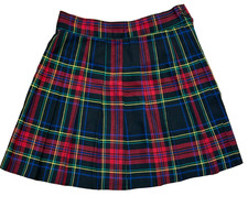 VINTAGE PALMETTO'S RED PLAID PLEATED SKIRT, GIRLS 8