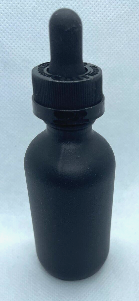140 Pcs  2oz Black Matt Boston Glass Bottles with Glass Eye Dropper New  60 ML
