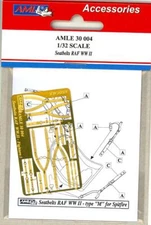AML Models 1/32 BRITISH R.A.F. WORLD WAR II AIRCRAFT SEAT BELTS Photo Etch Set
