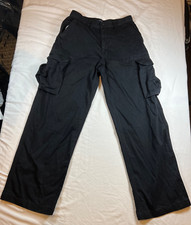 27x29 Womens Polo Ralph Lauren Cargo Pants Navy Blue Paratrooper Chino Prep VTG