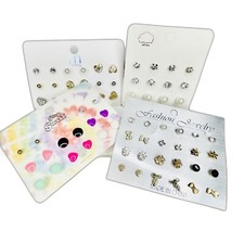 Girls Fashion Jewelry Colorful Earrings 36 Pairs