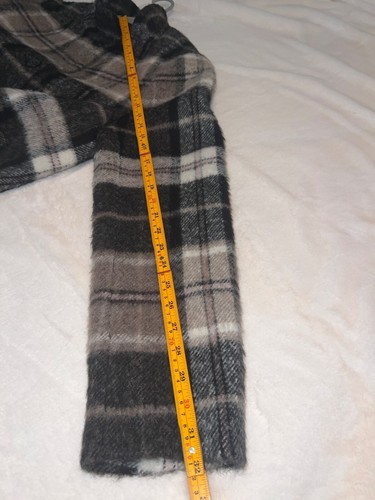 Katherine Kelly Alpaca Wool Blend Plaid Coat Size 12 – Cozy & Chic - Picture 12 of 13