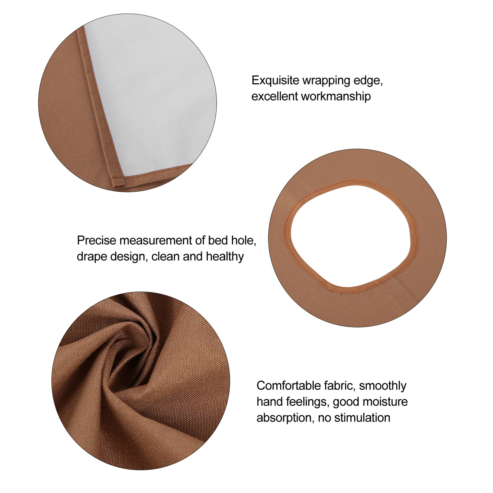 Massage Table Sheet SPA Bed Cover Sheet 2pcs Massage Table Cover Non