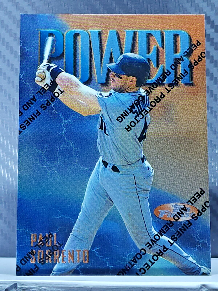 Paul Sorrento 1997 Topps Finest POWER #79 - Mariners | eBay