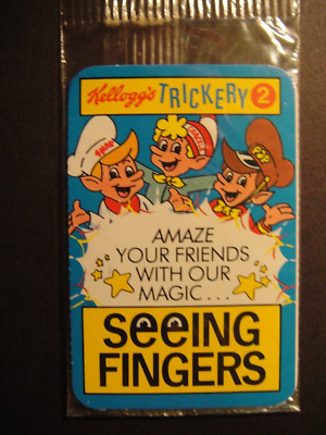 KELLOGGS RICE CRISPIES TRICKSERY ZAUBERTRICKS KARTENSPIELE #2 SNAP CRACKLE POP