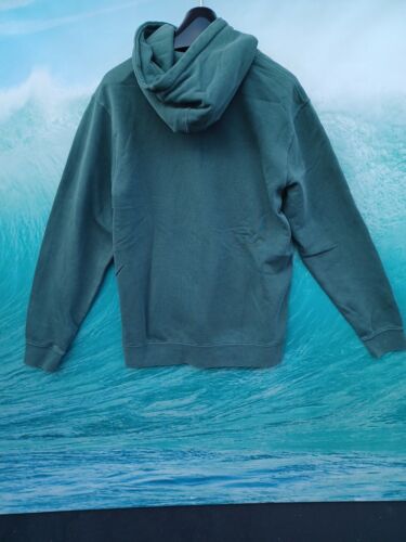 Stussy Logo Green Soft Pig Dyed Hoodie XL Good Condition #0182 - Picture 2 of 3