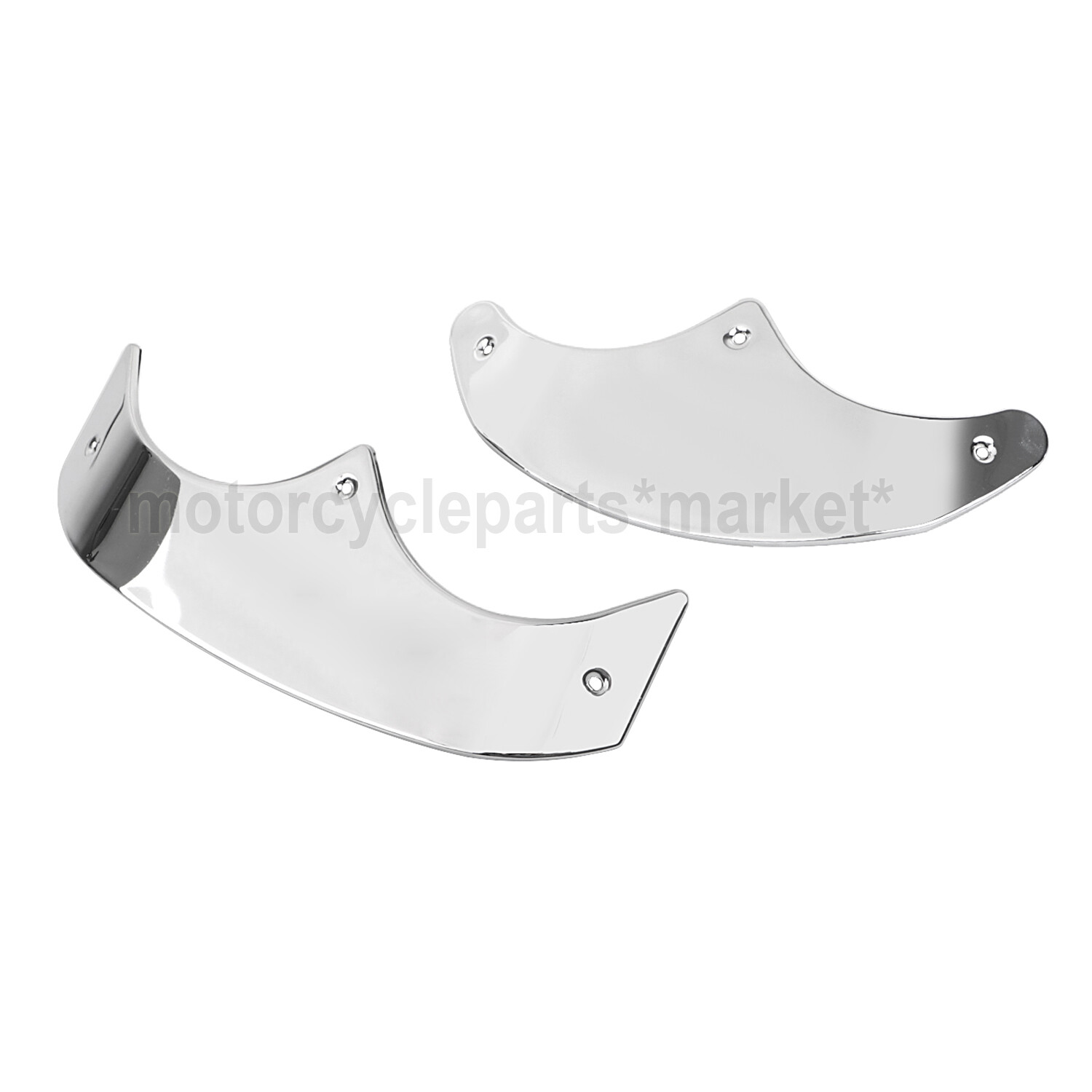 For Harley Motor Front & Rear Fender Tip Trim Fat Boy FLSTF 1989-2006 1990 2000