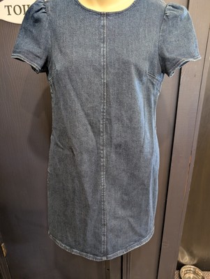 Draper James Short Sleeve Stretch Denim Dress Size 6