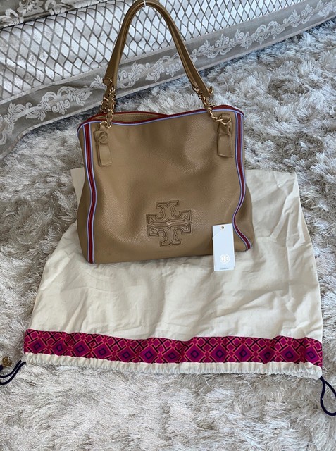 tory burch camel bag