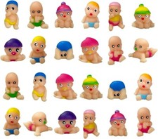24 PCS Baby Kawaii Squishies Mochi Squishy Toys Stress Relief Toys Pack