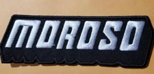 Embroidered Moroso Performance Patch approx 1.5x4.5"