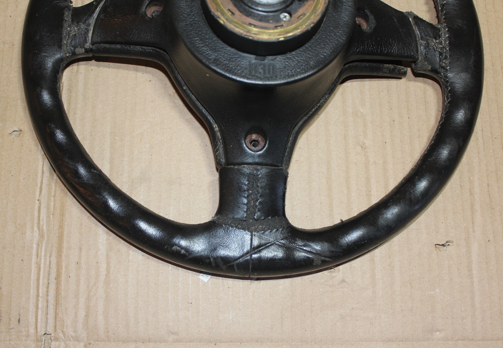 GENUINE ORIGINAL BMW E36 E34 E31 E32 LEATHER SPORTS STEERING WHEEL 