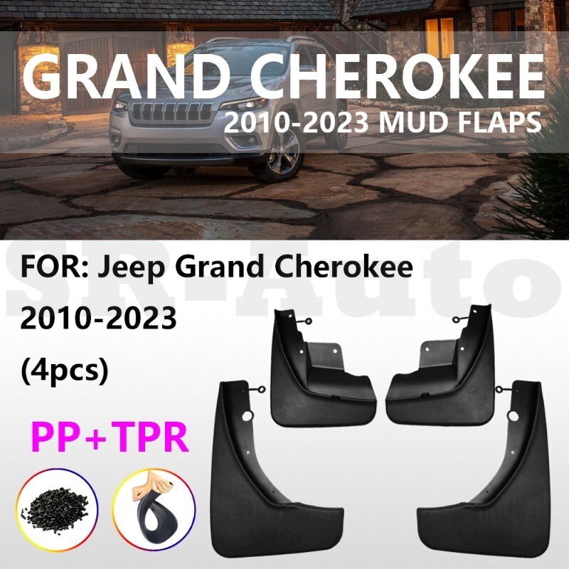 Jeep Grand Cherokee 2011-2020 Mud Flaps Splash Guards Fender Set 4x4  