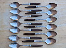 Interpur INR2 MCM Stainless Flatware Teaspoons Set of 13 Japan