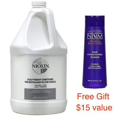 NIOXIN System 1 Scalp Therapy  Conditioner   128oz - 1 gallon or 33.8 oz x 4 pc