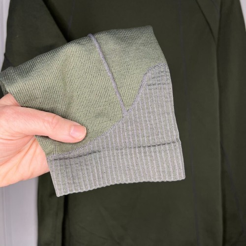_J.L-A.L_ Mens Shirt XS/S Green Prima Knit Long Sleeve Outdoor Designer Italy - Picture 14 of 20