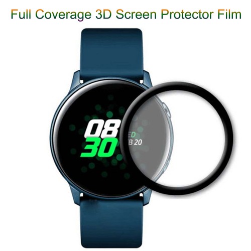2X Full Cover 3D Screen Protector Film for Samsung Galaxy Watch Active 2 40/44mm - 第 2/14 張圖片