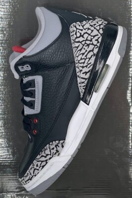 Jordan 3 Retro Black Cement (2011) (GS) | eBay display picture 2
