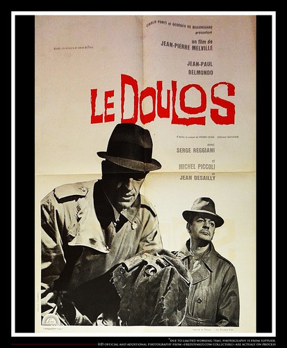 LE DOULOS Melville Belmondo French Medium Vintage Movie Poster Original 1963