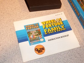 Wheel Of Fortune: Family Edition NES Nintendo Game Original BOX Complete CIB 