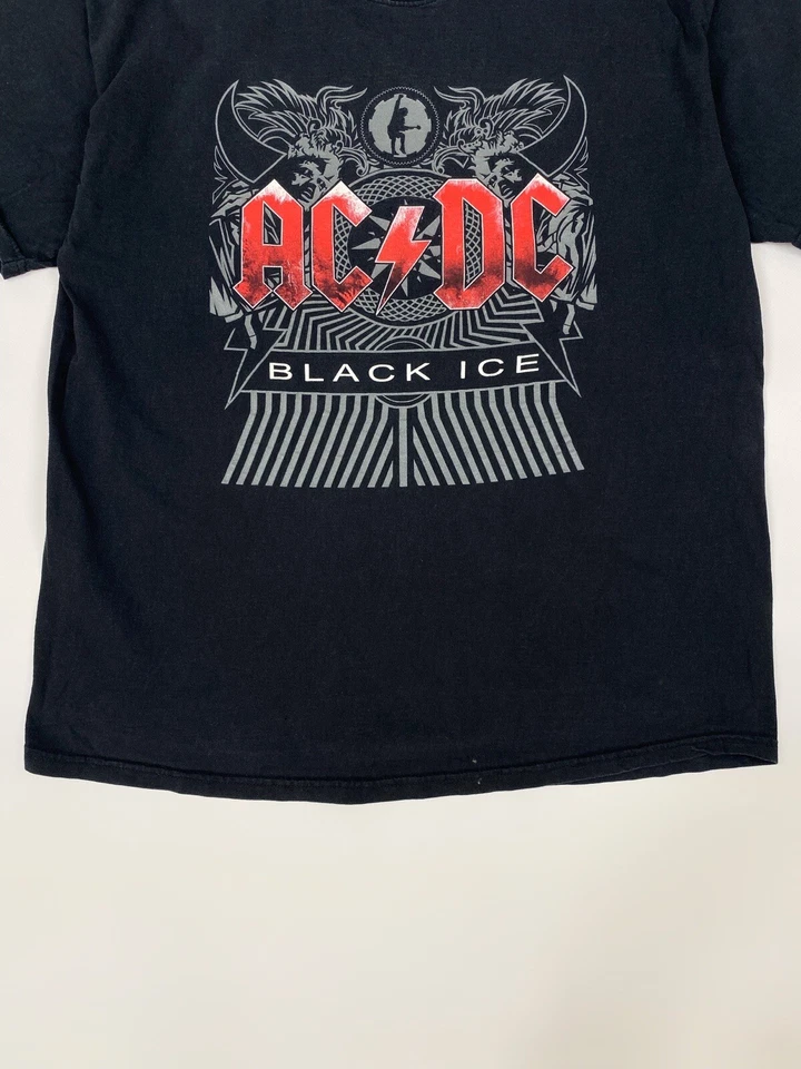 AC/DC Faded Black Ice T-Shirt - Image 2 of 4