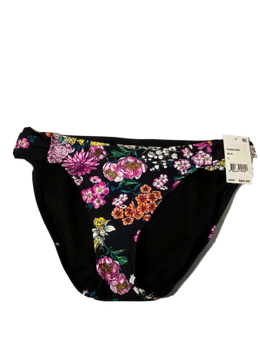 S NEW Ralph Lauren Swim Bikini Top Women Black Halter Neck Wireless