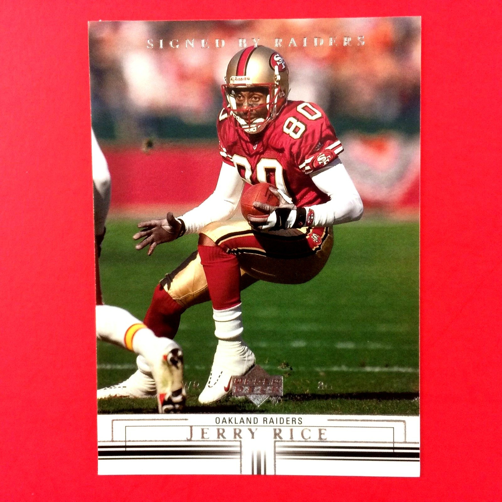Jerry Rice 2001 Upper Deck Card #148 NFL HOF San Francisco 49ers Oakland Raiders