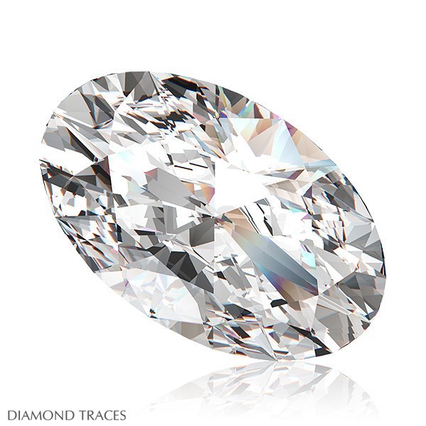 E-SI2 Ideal Oval Shape AGI 100% Genuine Diamond