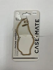 Case-Mate Phone Charm with Gold Chain - Detachable Anti Theft Strap