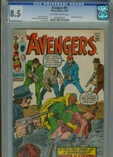Avengers #81  (Red Wolf app.)  CGC 8.5  OW-WP