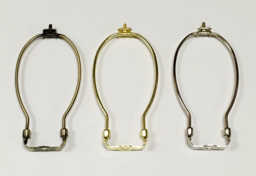 Lamp Parts-Lamp HARP W/Saddle 5" to 12" Heavy Duty 3 Finishes: AB,PB,PN (1 Pc.) - Picture 7 of 47