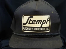 trucker hat baseball cap STEMPF AUTOMOTIVE INDUSTRIES INC rare rave retro style