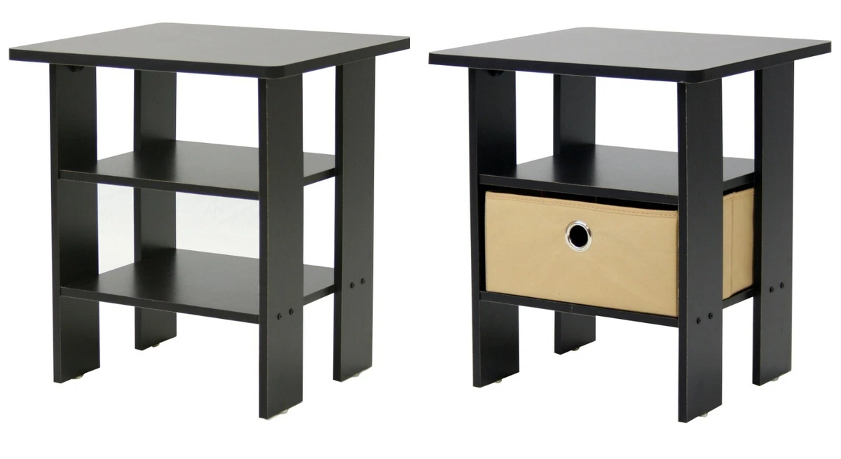 Furinno andrey end table nightstand set deals