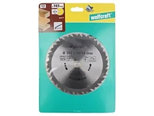 6644000 Circular saw Ø: 165mm Ø open: 16mm W: 2.4mm teeth: 20 WOLFCRAFT