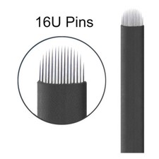 16U shape Nano blades 0.18mm microblading needles Makeup for Tattoo Manual Pen