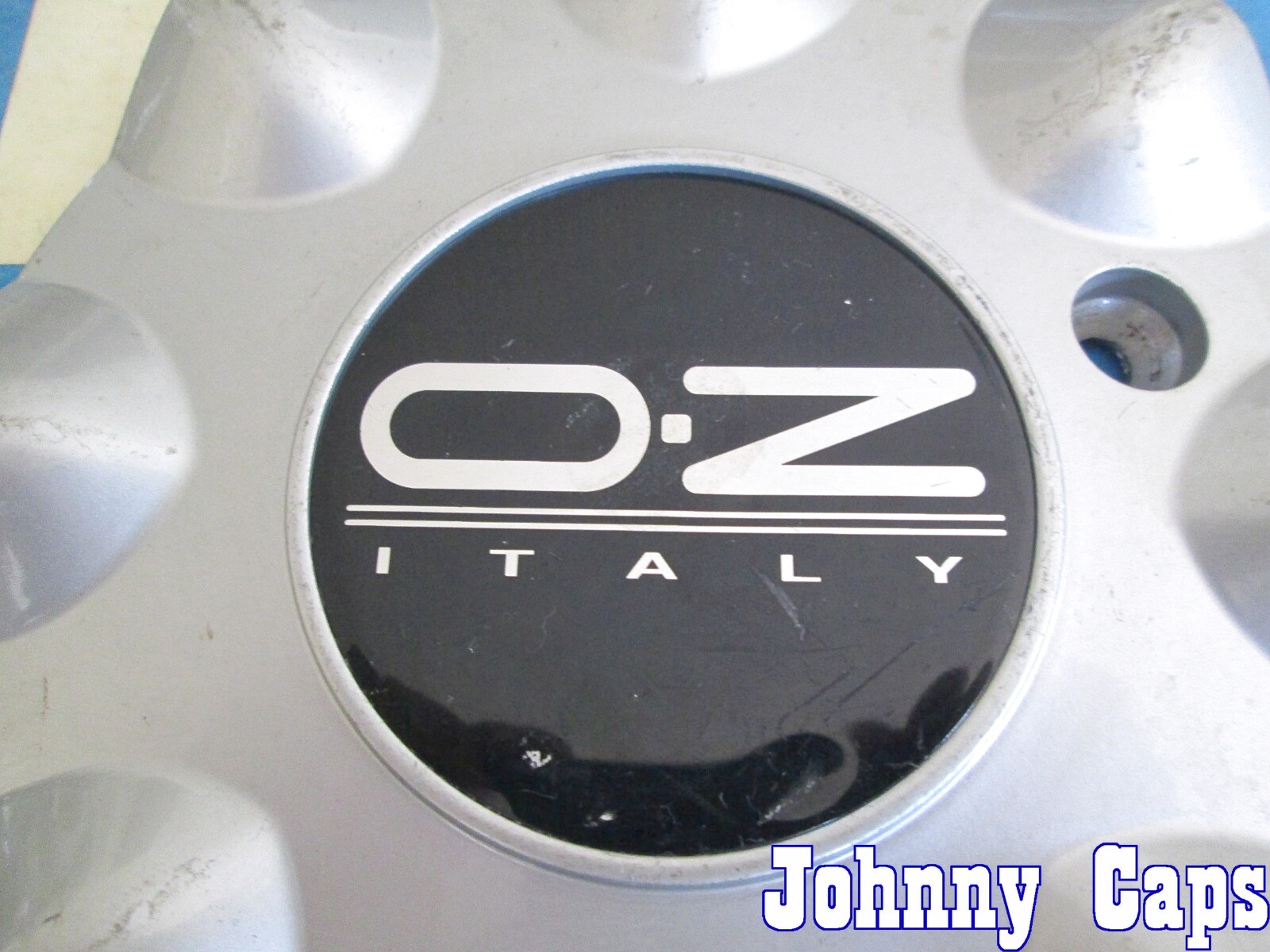 Qty X1 OZ Italy Custom Metalic Silver Wheel Center Cap Hub. Part  