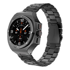 Metal Bezel Mod Kit Case Band for Samsung Galaxy Watch Ultra 47mm Steel Strap