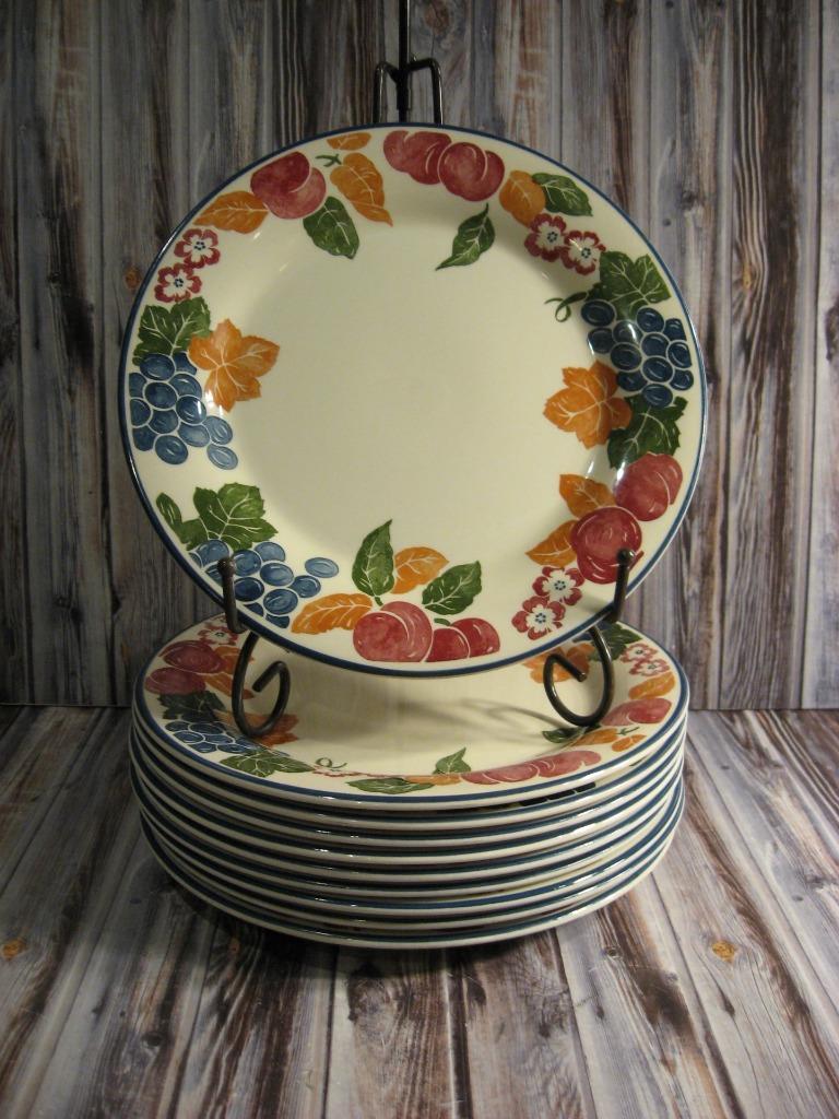 STAFFORDSHIRE TABLEWARE CHIANTI DINNER PLATES - 9 - ENGLAND | eBay