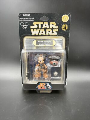 STAR WARS Tours Minnie Mouse Princess Leia Action Figure In Boushh disguise