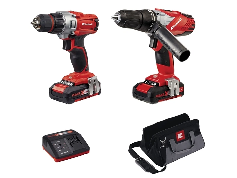 Einhell Power-X-Change Combi & Drill Driver Twin Pack 18 Volt 2 x 1.5Ah Li-Ion - Image 3 of 3