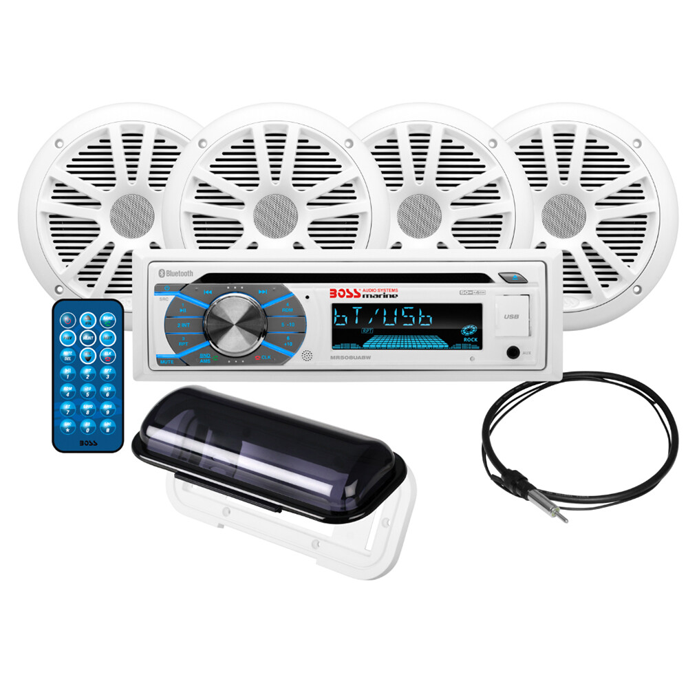 Package With 2 Pairs Of Mr6w Speakers And Mrc5