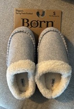 Born Womens Spring Form Indoor Outdoor Comfort Slippers Size Small 5/6 NEW