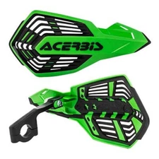 Acerbis X-Future Vented MX Handguards Green Black Kawasaki KLX 650 1998 - 20022