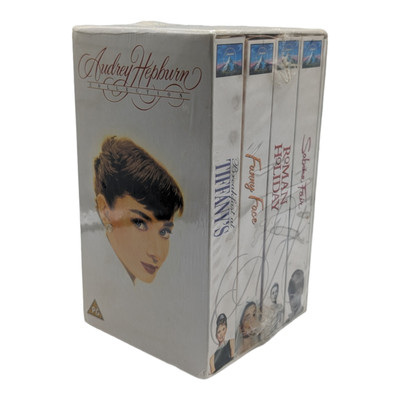 Audrey Hepburn 4 VHS Box Set - Breakfeast at Tiffanys, Funny Face, Roman Holiday