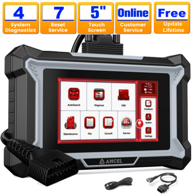 Wifi OBD2 Scanner Check Engine Code Reader ABS SRS Transmission Diagnostic Tool 